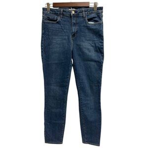 Women's High Rise Jeans,Blue